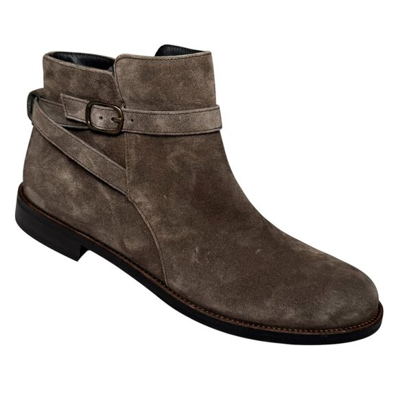 NEW $535 Paul Green Women's Reeve  Booties Taupe Soft Suede Size 6.5 UK/ US 9 - Picture 1 of 6